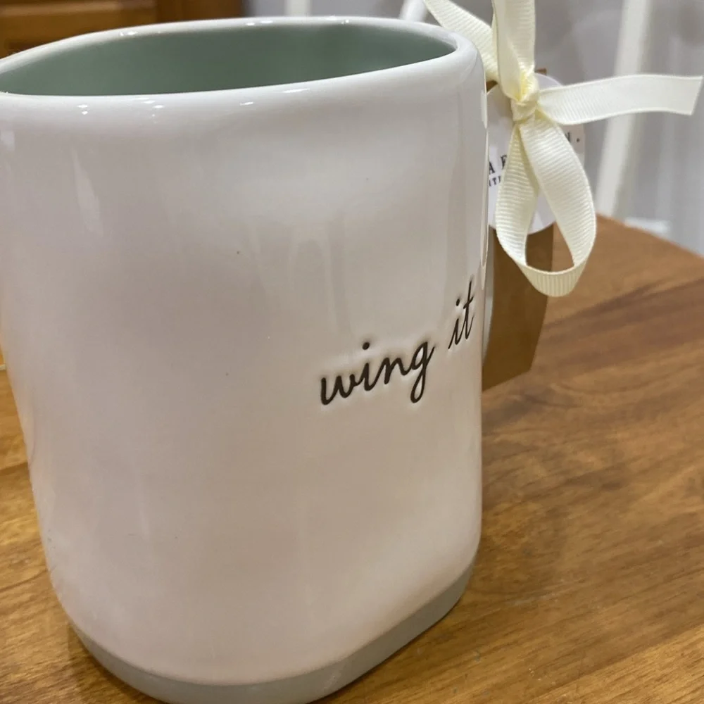 NWT.  Rae Dunn, 24oz., hummingbird, ceramic mug. - Picture 8 of 12